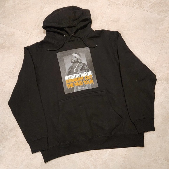 Kountry Wayne Straight Out Of The Mud Tour Mens XL Hoodie Double Sided Graphic - Picture 3 of 8